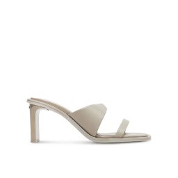 Calvin Klein Чехли Heel Slide 70 Lth HW0HW02072 Бежов