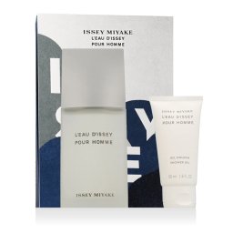 Issey Miyake L'Eau d'Issey Pour Homme комплект за мъже Eau de Toilette 75 ml + Душ гел 50 ml опция Cover with Letters