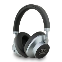 Bluetooth слушалки Karl Lagerfeld ANC Grained Initials - Черни