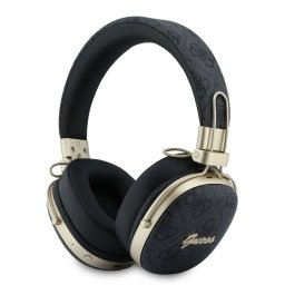 Bluetooth слушалки Guess ENC Metal 4G Script Logo - Черни