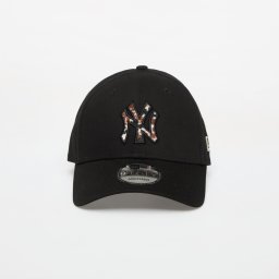 Шапка New Era 9FORTY MLB Faux Pony Infill New York Yankees Black/ Ivory Universal