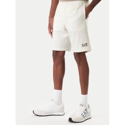 EA7 Emporio Armani Спортни шорти 8NPS65 PJVRZ U0004 Екрю Regular Fit