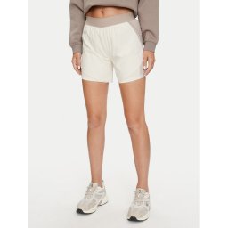 Reebok Спортни шорти Running 2 in 1 Short 100076065 Бежов Slim Fit