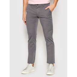 Boss Чино панталони Schino D 50470813 Сив Slim Fit