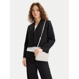 Calvin Klein Дамска чанта Quilted Camera Bag LV04F3328G Бял