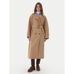 Weekend Max Mara Вълнено палто Cadine 2525016022 Бежов Regular Fit