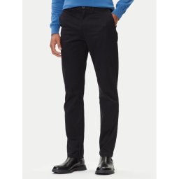 Calvin Klein Чино панталони LV040EM633 Черен Slim Fit