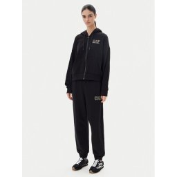 EA7 Emporio Armani Анцуг 7W000110 AF12473 MC004 Черен Loose Fit