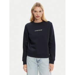 Guess Jeans Суитшърт W4YQ10 KC811 Тъмносин Regular Fit
