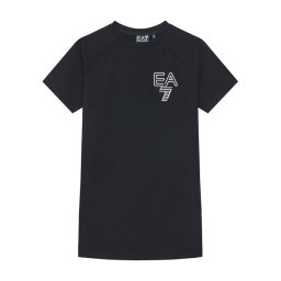 EA7 Emporio Armani Ежедневна рокля 7G000049 AF12484 UC001 Черен Relaxed Fit
