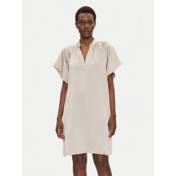 Bruuns Bazaar Ежедневна рокля Beckia Wendis BBW4490 Бежов Loose Fit