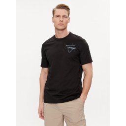 Calvin Klein Тишърт Linear Graphic K10K112482 Черен Regular Fit