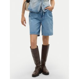 Vero Moda Дънкови шорти Villa 10326196 Син Loose Fit