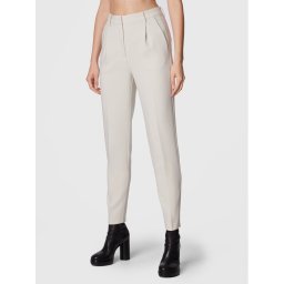 Bruuns Bazaar Текстилни панталони Cindysus BBW2595 Бежов Slim Fit