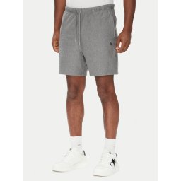 Calvin Klein Jeans Спортни шорти Premium Terry LV04RC280G Сив Regular Fit