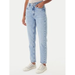 Guess Дънки W2YA21 D4NH6 Син Mom Fit