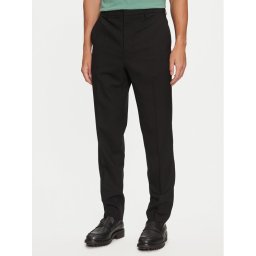 AMI Paris Текстилни панталони HTR013.WV0044 Черен Regular Fit
