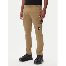 Alpha Industries Текстилни панталони Petrol Patch 178207 Зелен Slim Fit