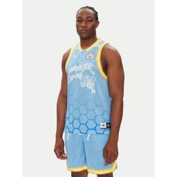 Puma Мъжки топ Hoops Manchester City 631693 Светлосиньо Regular Fit