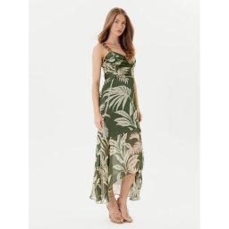 Guess Лятна рокля W5YK64 WCWF2 Зелен Regular Fit