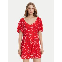 Roxy Лятна рокля ERJWD03880 Червен Regular Fit