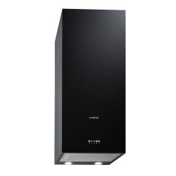 Klarstein Monumenta, аспиратор за стенен монтаж, алуминий, 559m³/h, LED, клас на енергийна ефективност B (CGCH3-Monumenta-BK)