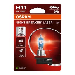 OSRAM NIGHT BREAKER LASER 1BL H11 55W 3200K