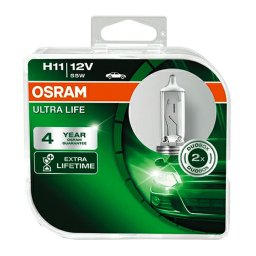 OSRAM ULTRA LIFE DUO H11 55W 3200K