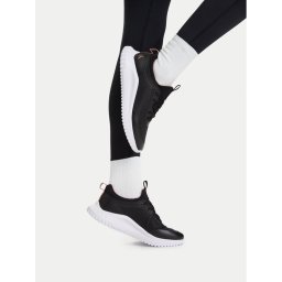 Calvin Klein Jeans Сникърси Eva Runner Laceup Sock Mat Mix YW0YW02064 Черен