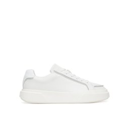Calvin Klein Сникърси Chunky Cupsole Lace Up Lth Pinch YM0YM01454 Бял