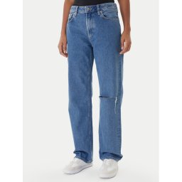 Calvin Klein Jeans Дънки LV047E609G Тъмносин Straight Fit