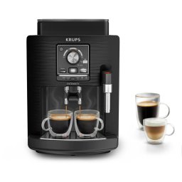 Krups EA5008E0 Intensity Кафеавтомат - 15bar, 260g, 1.7L, 2 чаши - Черен