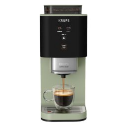 Krups SA401LE0 Coffee Crush Кафеавтомат - 15bar, 1450W, 1.8L, Вграден мелница - Зелен