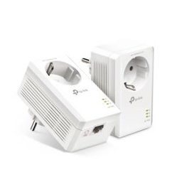 Powerline адаптер TP-Link TL-PA7017P, 1000 Mbps, до 300м обхват, 1x 10/100/1000 Mbps Ethernet