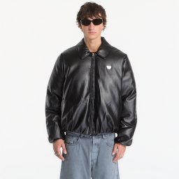 Bomber MISBHV Faux Leather Puffer Bomber Jacket UNISEX Black M