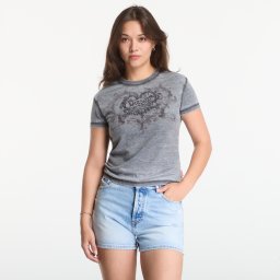 Тениска Diesel T-Ila-Aa1 T-Shirt Jet Black M