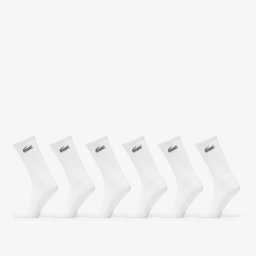 Чорапи Lacoste Crew Sock White 39-42
