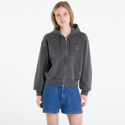 Суитшърт Carhartt WIP W' Hooded Nelson Jacket Black Garment Dyed S