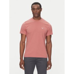 Barbour Тишърт Essential Sports MTS0331PI55 Розов Tailored Fit