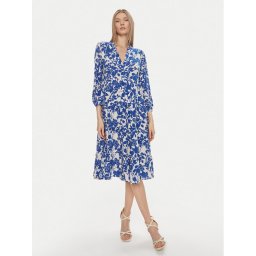 ONLY Рокля тип риза Milana 15308233 Тъмносин Loose Fit