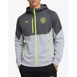 PUMA x Manchester City Tech Hooded Jacket Gray