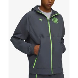 PUMA x Manchester City Tech Woven Jacket Gray