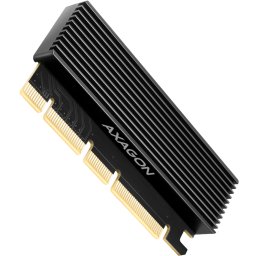 AXAGON PCEM2-XS PCI-E 3.0 16x - M.2 SSD NVMe, up to 80mm SSD, low profile,
