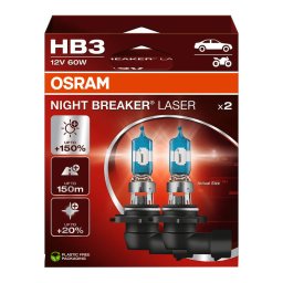 OSRAM NIGHT BREAKER LASER 2HB HB3 60W 3200K