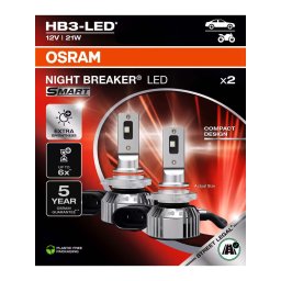 OSRAM NIGHT BREAKER LED SMART 2HB HB3 21W 6000K