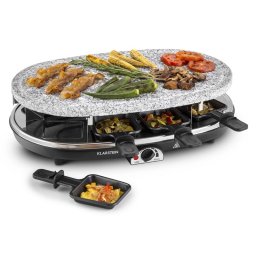 Klarstein Steaklette Raclettegrillгрил с чиния от гранитза 8 човека - 1500W (GQ6-Steaklette)