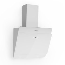Klarstein Aurica 60, абсорбатор, 60 см, 610 м³/ч, LED, стъкло, бял (CGCH3-Aurica-60-WH)