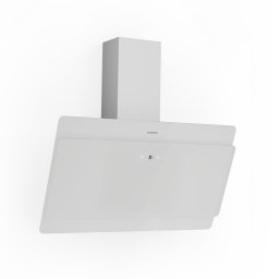 Klarstein Aurica 90, абсорбатор, 90 см, 610 м³/ч, LED, сензорен, стъкло, бял (CGCH3-Aurica-90-WH)