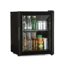 Klarstein Brooklyn 23, мини хладилник, със стъклена врата, LED осветление, рафтове (HEA-Brooklyn-24)