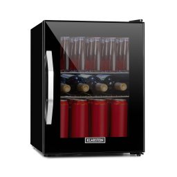 Klarstein Beersafe М Onyx, охладител за напитки, D, LED, 2 метални решетки, стъклена врата, onyx (HEA-Beersafe-M-OX)